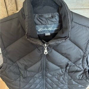 Women's Black Eddie Bauer Quilted Vest